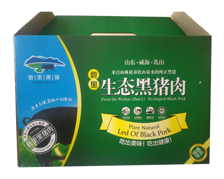 生态黑豬肉禮盒4斤