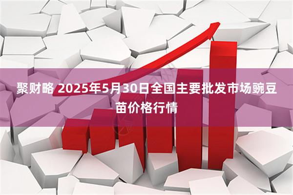 聚财略 2025年5月30日全国主要批发市场豌豆苗价格行情