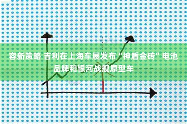 容新策略 吉利在上海车展发布“神盾金砖”电池品牌和银河战舰原型车
